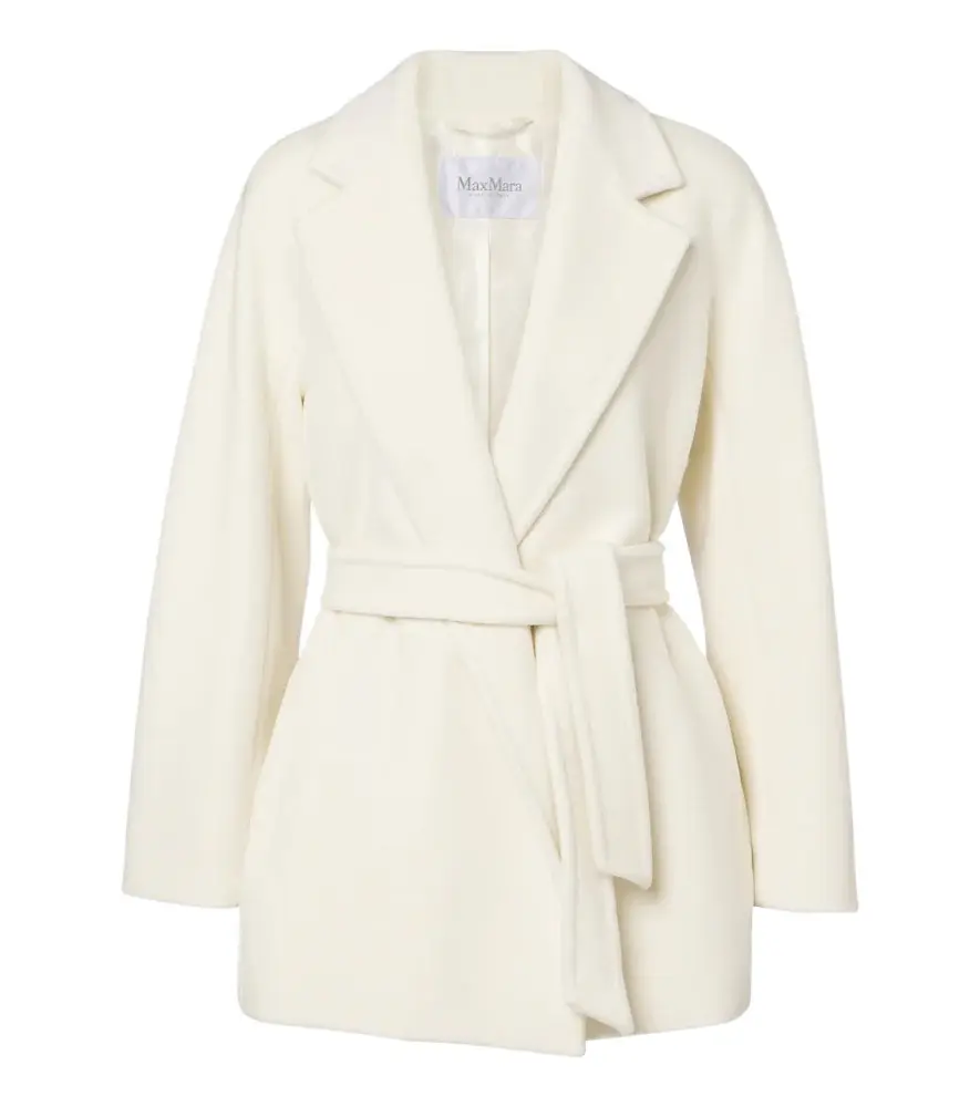 Max Mara Virgin wool wrap coat