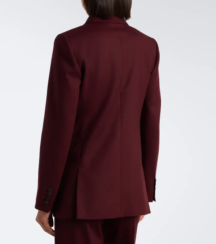Max Mara Double-breasted wool-blend blazer | Thumbnail 2 Max Mara Double-breasted wool-blend blazer | Thumbnail 2