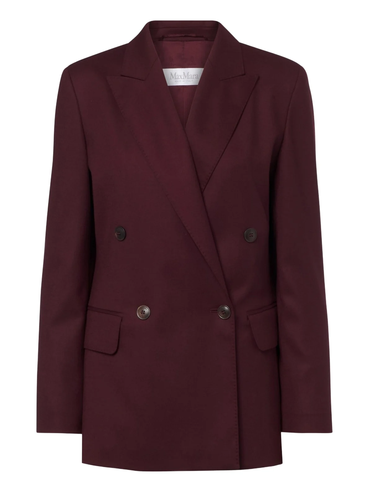 Max Mara Double-breasted wool-blend blazer