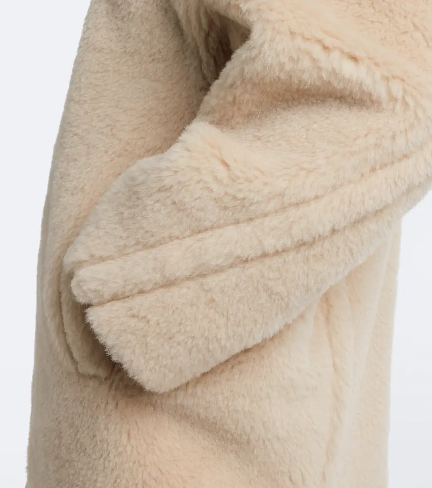 Max Mara Hooded alpaca, wool, and silk zip-up coat | Thumbnail 3