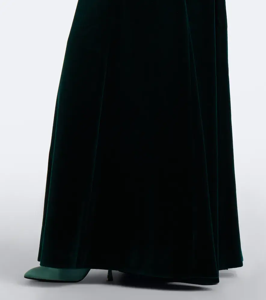 Emilia Wickstead Malinda cotton velvet gown | Thumbnail 2 Emilia Wickstead Malinda cotton velvet gown | Thumbnail 2