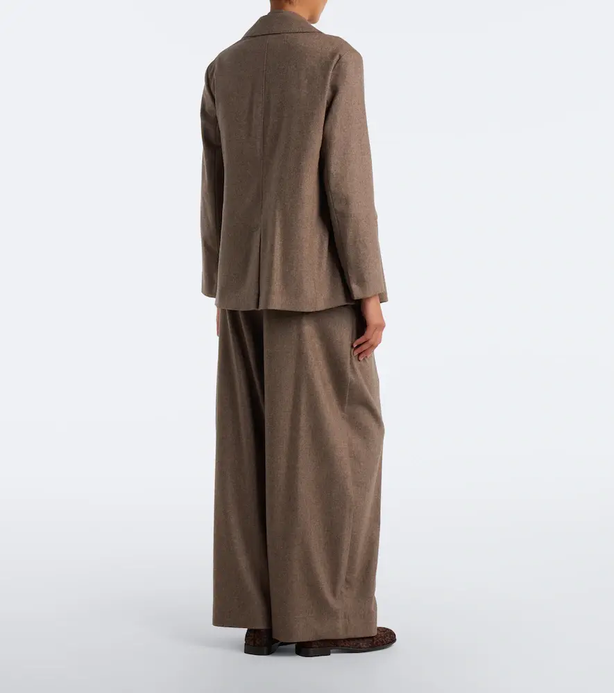 'S Max Mara 'S Max Mara Pleated wool wide-leg pants | Thumbnail 3 'S Max Mara 'S Max Mara Pleated wool wide-leg pants | Thumbnail 3