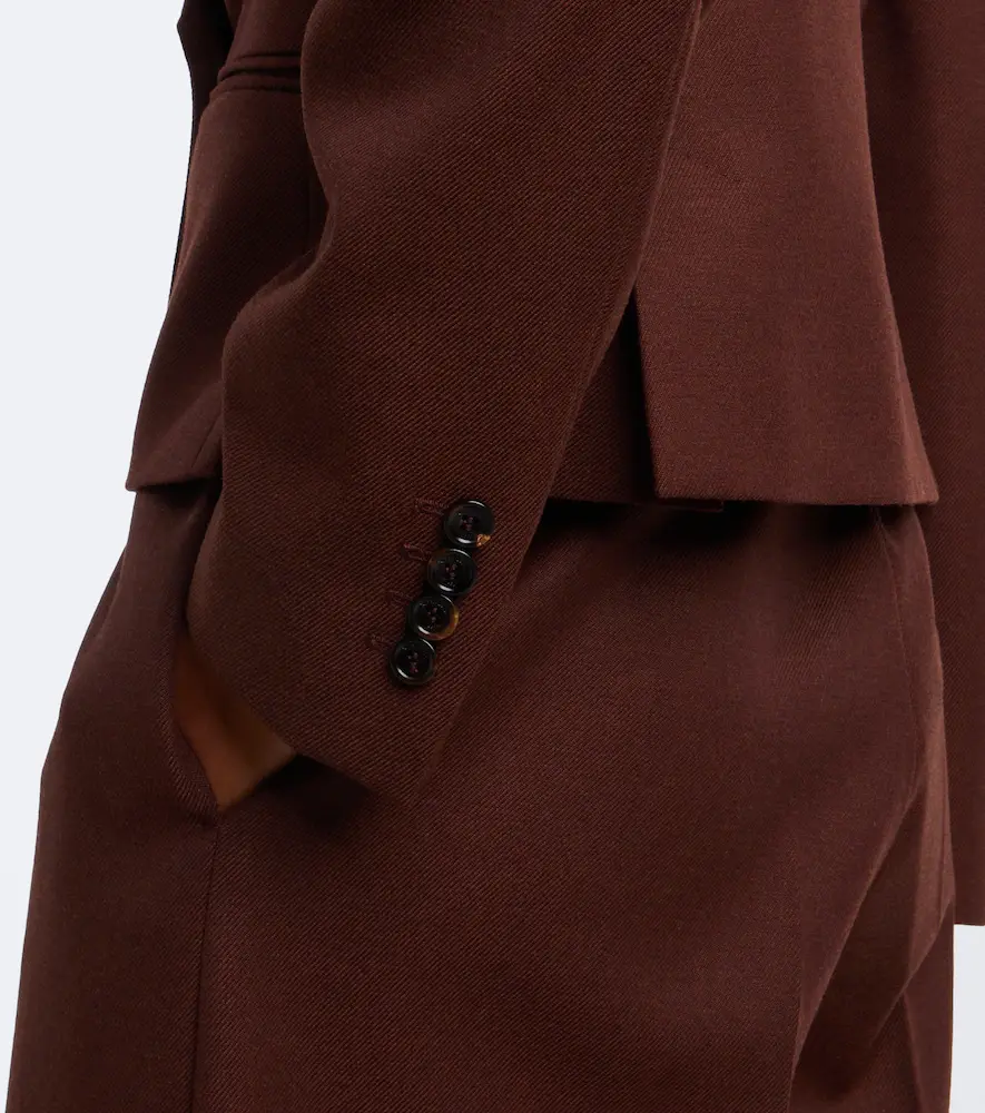 Max Mara Double-breasted virgin wool blazer | Thumbnail 3 Max Mara Double-breasted virgin wool blazer | Thumbnail 3