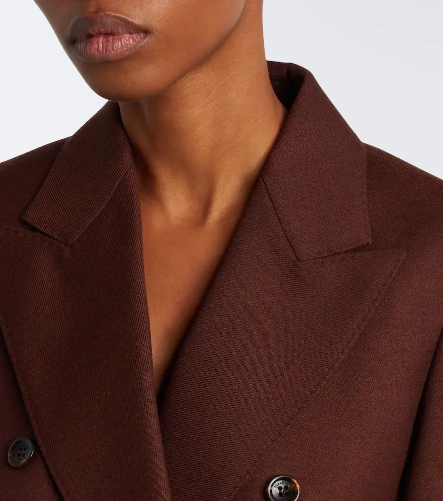 Max Mara Double-breasted virgin wool blazer | Thumbnail 6 Max Mara Double-breasted virgin wool blazer | Thumbnail 6