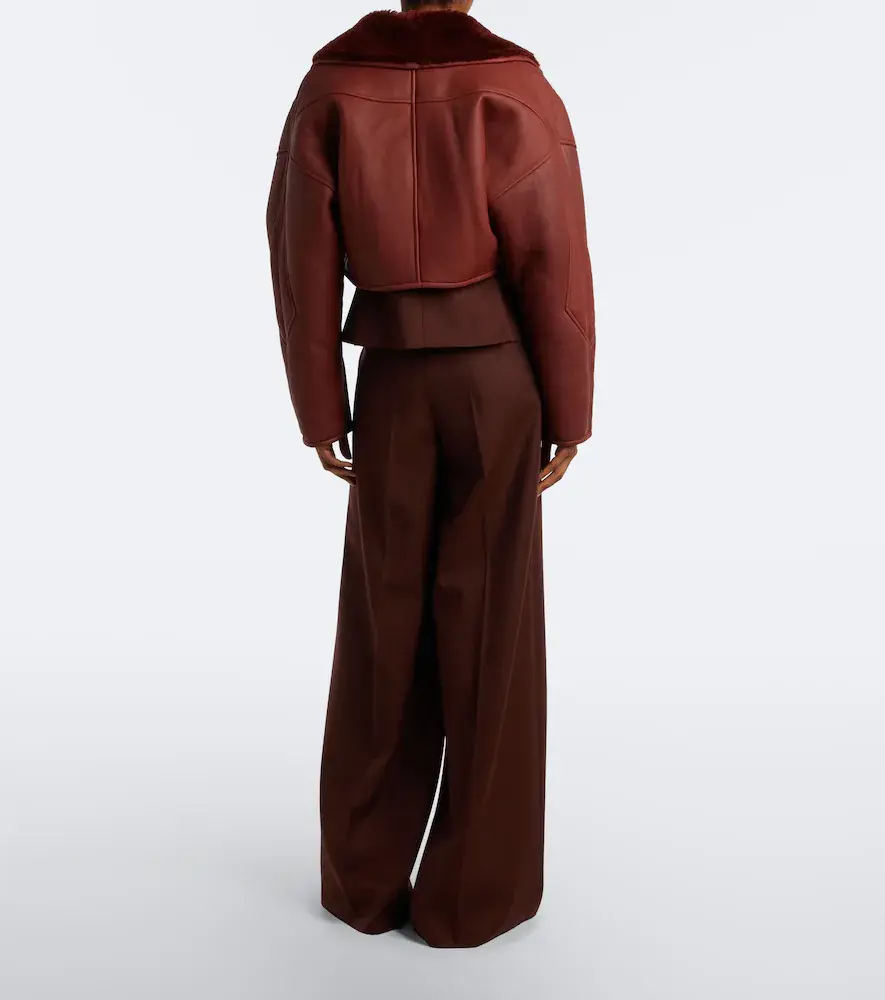 Max Mara Virgin wool wide-leg pants | Thumbnail 4