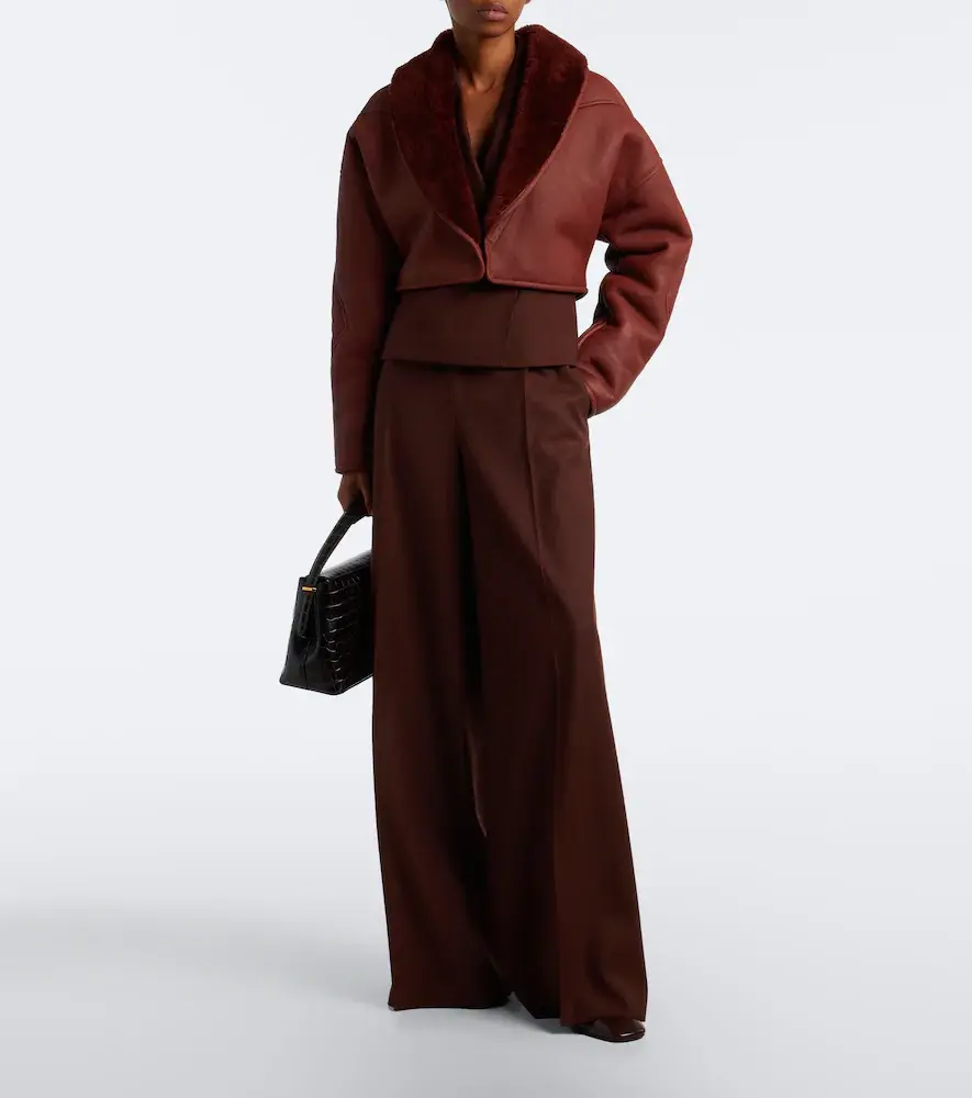Max Mara Virgin wool wide-leg pants | Thumbnail 6