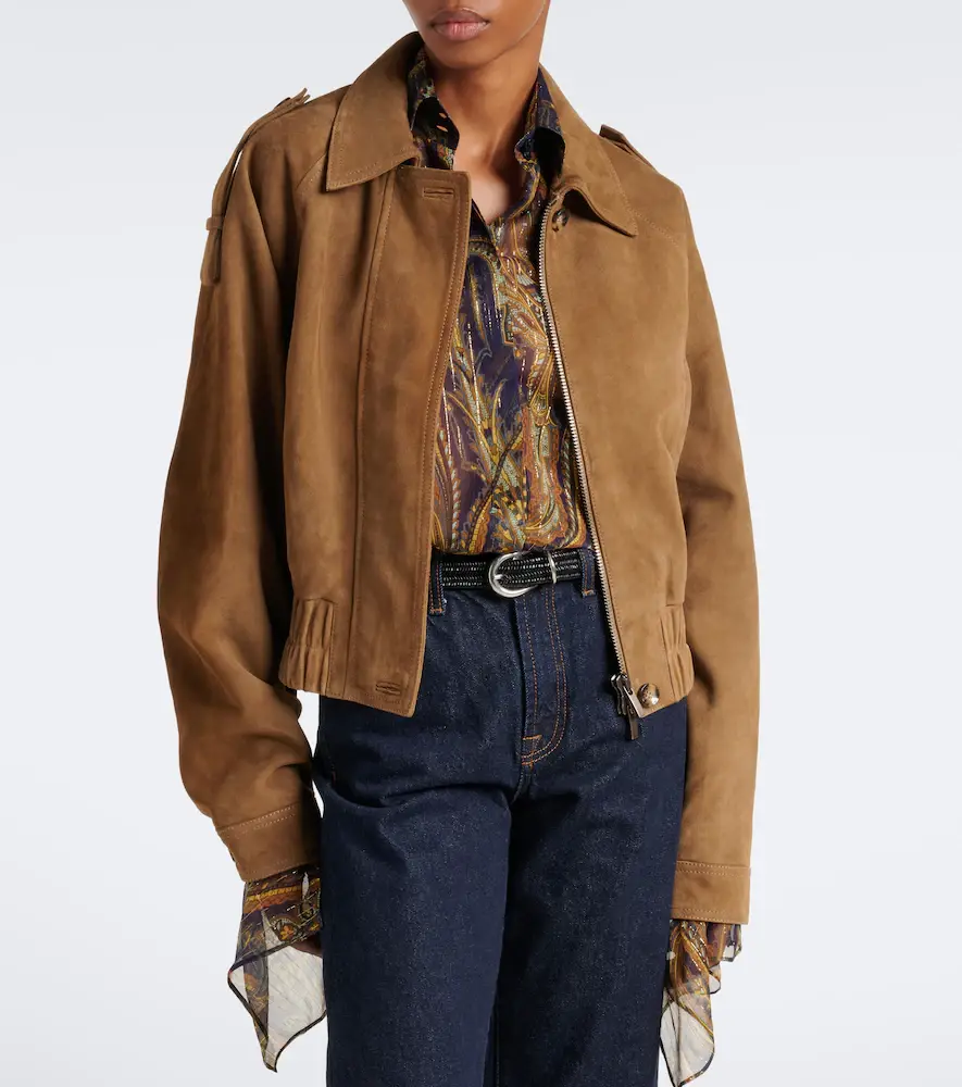 7 For All Mankind Suede blouson jacket | Thumbnail 4