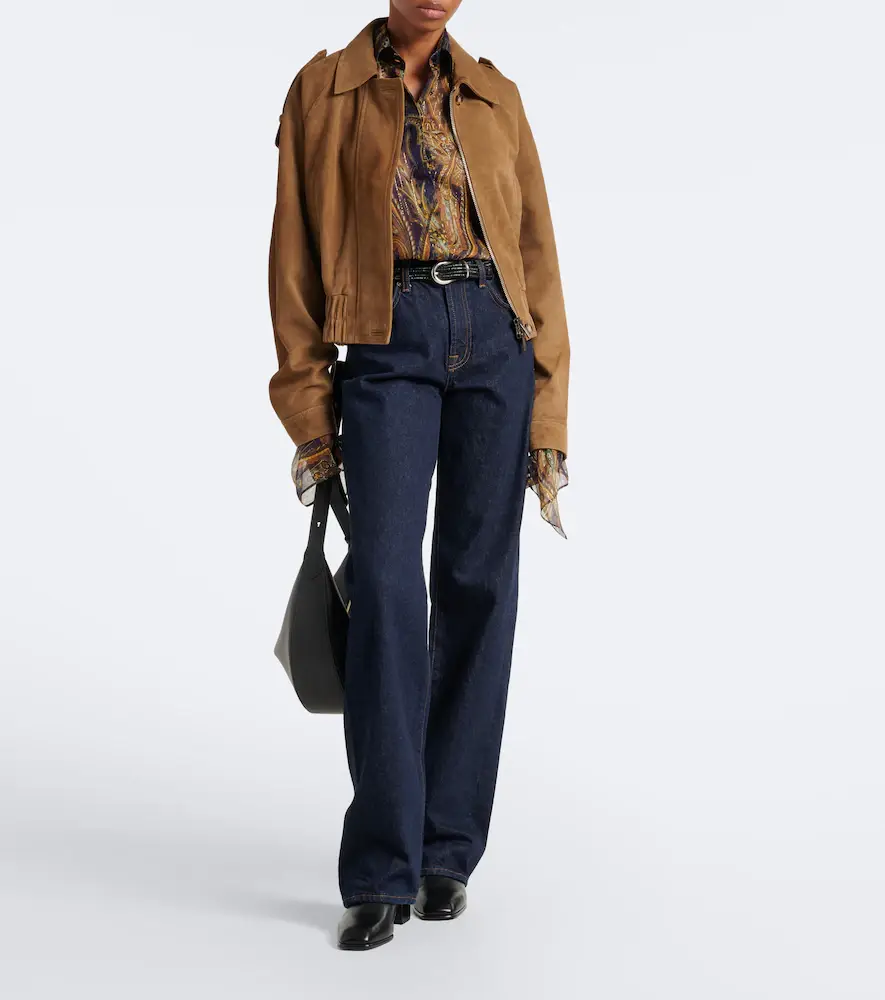7 For All Mankind Suede blouson jacket | Thumbnail 5