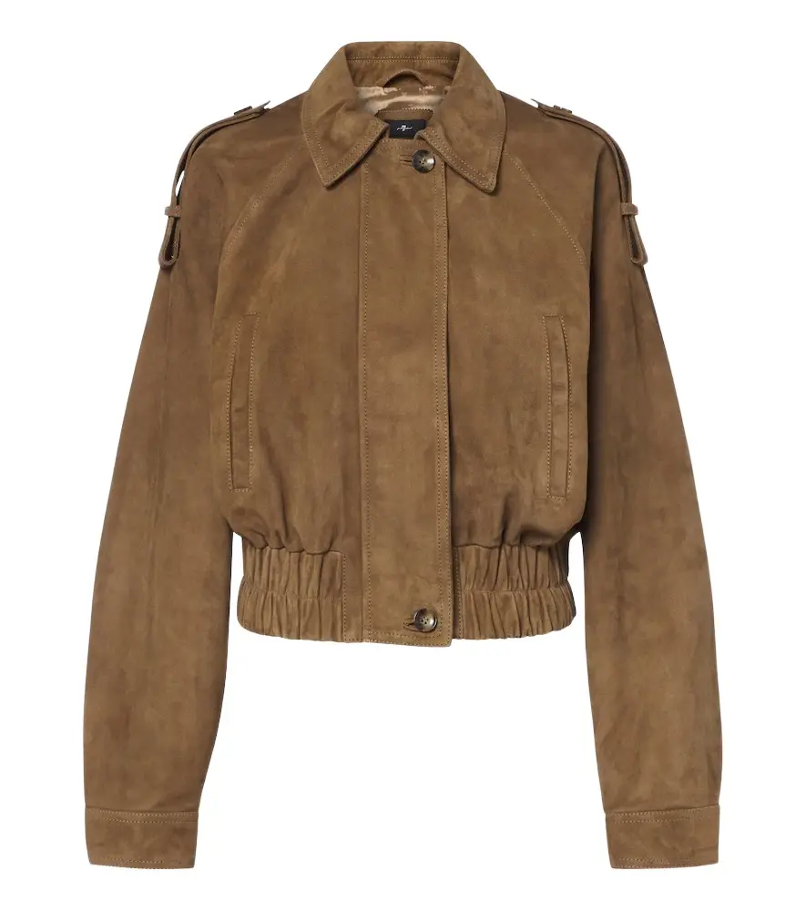 7 For All Mankind Suede blouson jacket