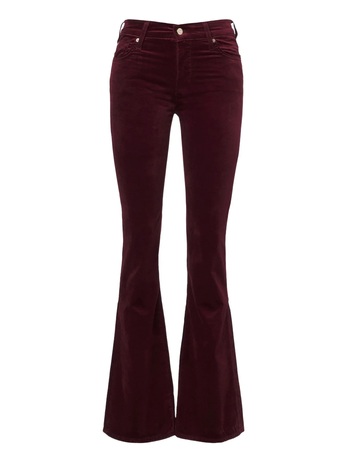 Leggy cotton-blend velvet flared pants Leggy cotton-blend velvet flared pants
