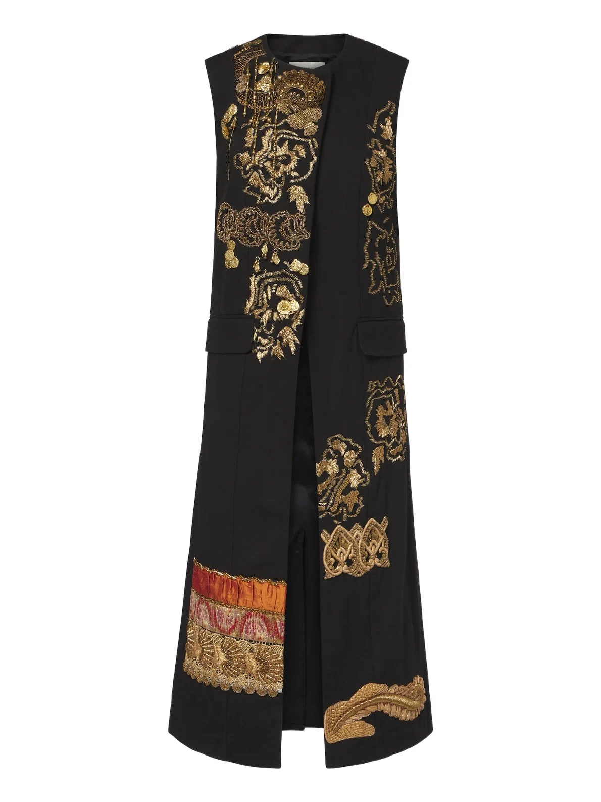 Dries Van Noten Embellished cotton vest