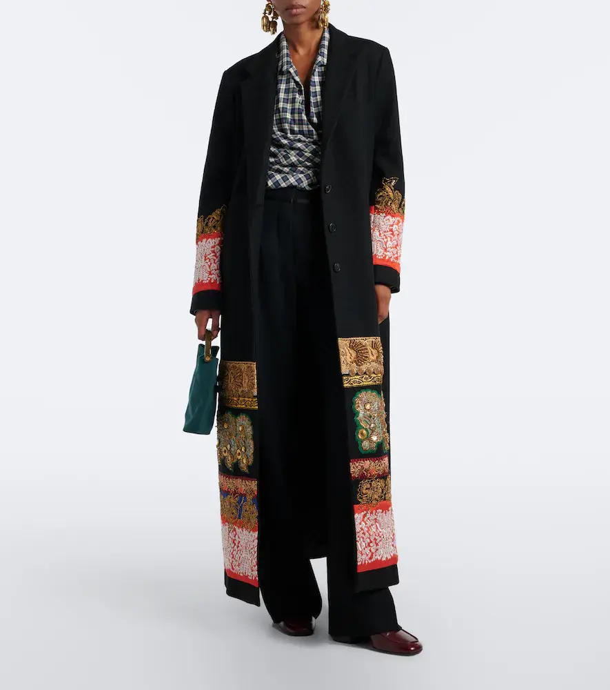 Dries Van Noten Embellished wool coat | Thumbnail 7 Dries Van Noten Embellished wool coat | Thumbnail 7