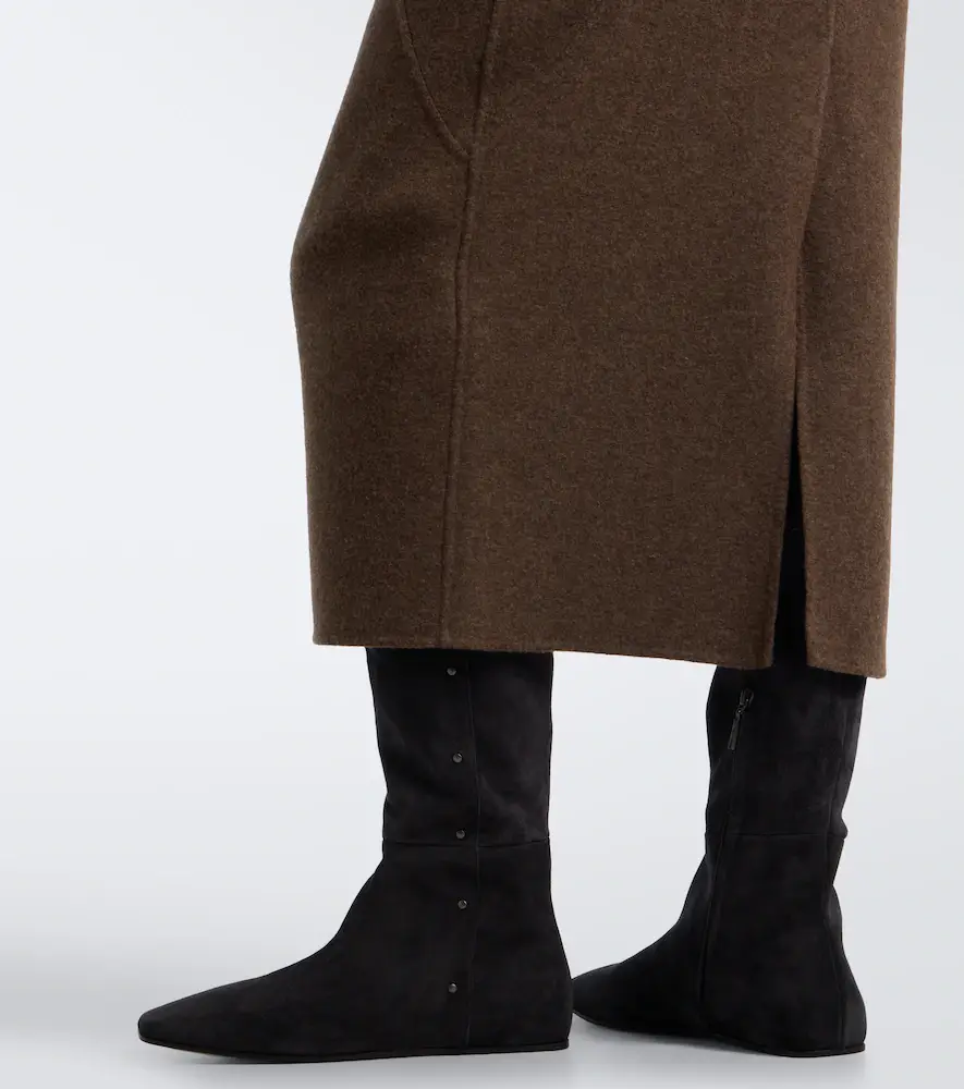 Max Mara Studded suede over-the-knee boots | Thumbnail 6 Max Mara Studded suede over-the-knee boots | Thumbnail 6