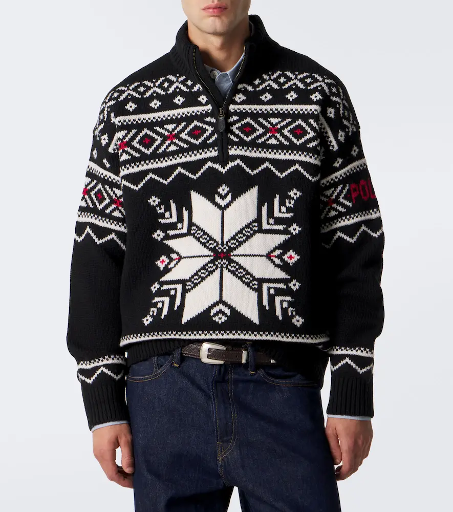 Polo Ralph Lauren Intarsia wool half-zip sweater | Thumbnail 6 Polo Ralph Lauren Intarsia wool half-zip sweater | Thumbnail 6