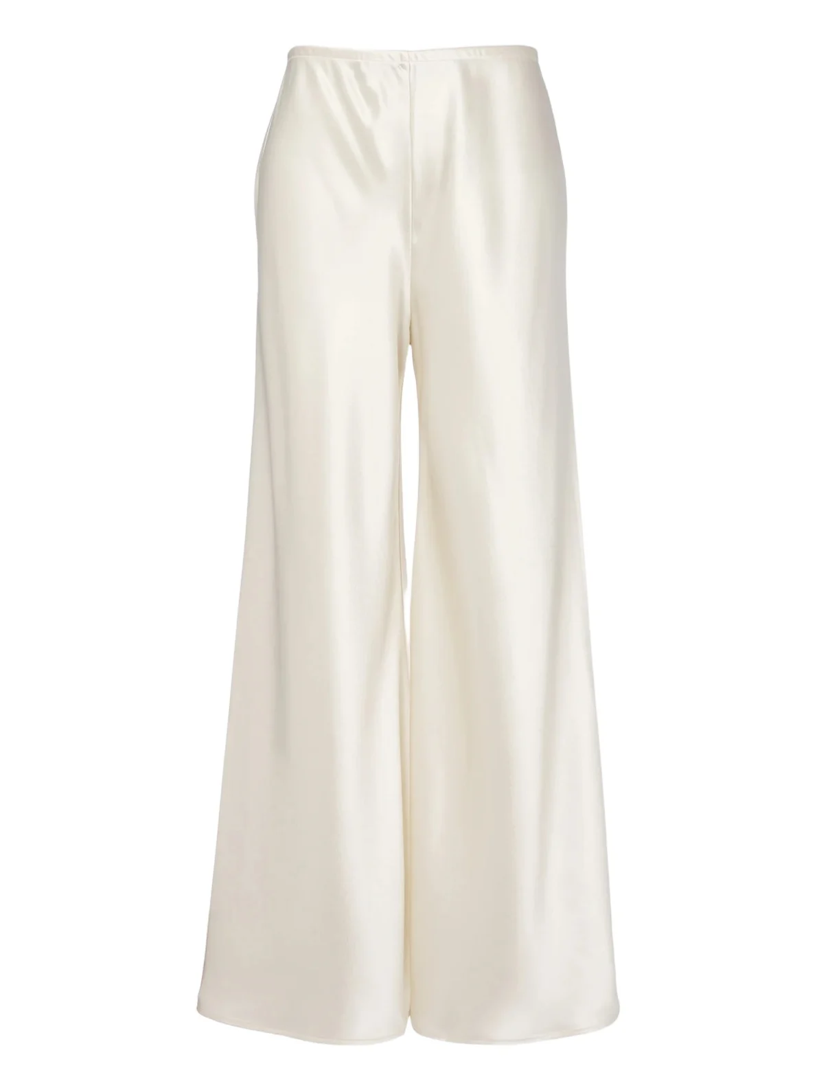 LESET Barb satin wide-leg pants