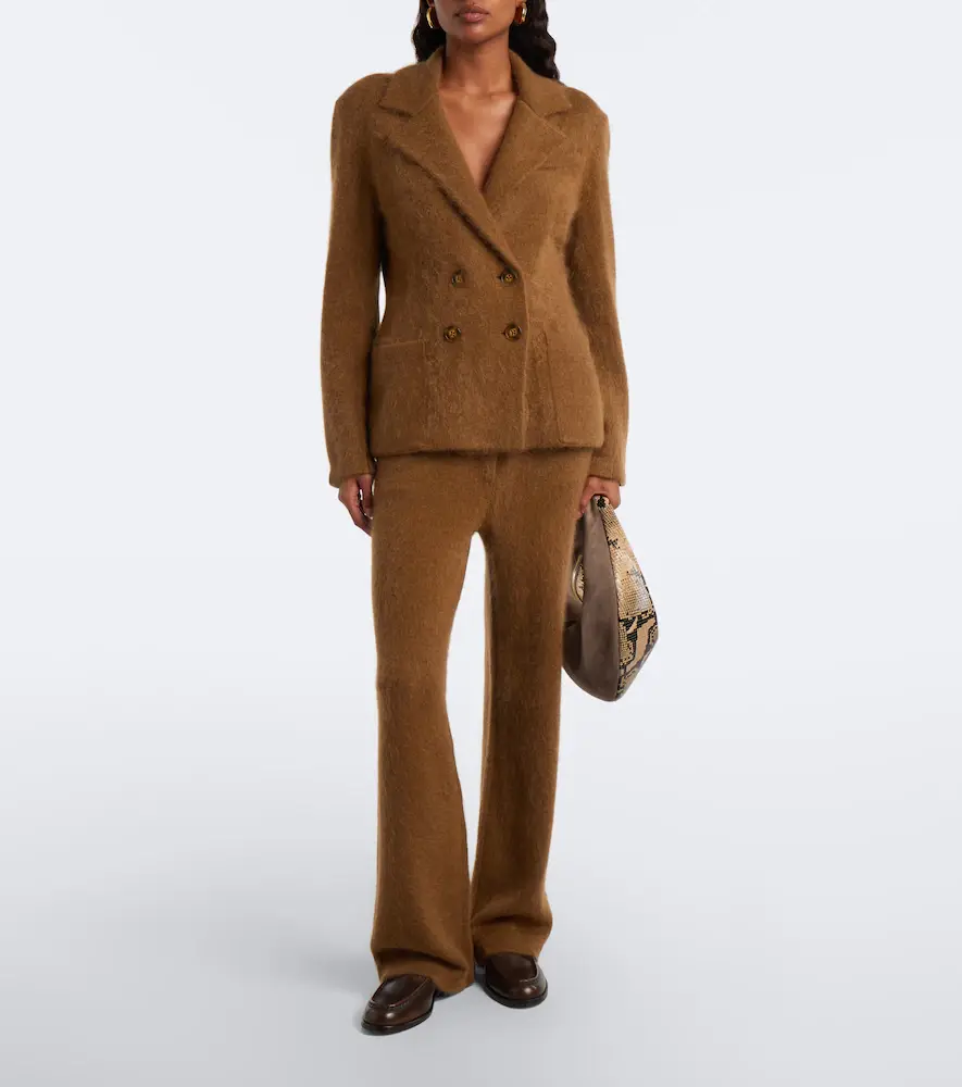 Dorothee Schumacher Fluffy Statements wool-blend wide-leg pants | Thumbnail 2