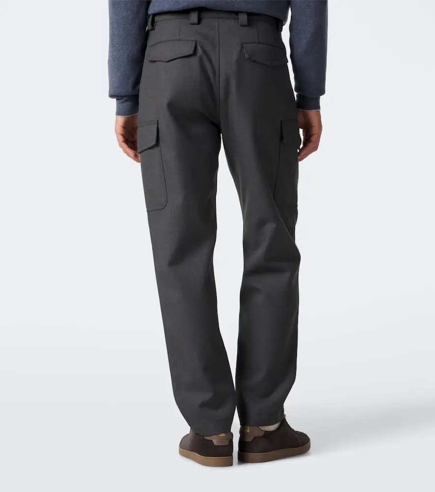 Brunello Cucinelli Wool straight pants | Thumbnail 2 Brunello Cucinelli Wool straight pants | Thumbnail 2