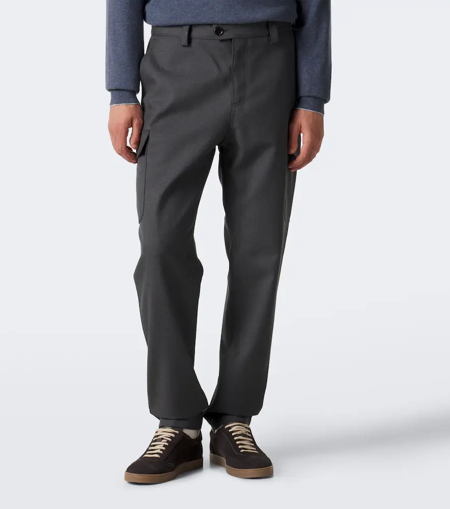 Brunello Cucinelli Wool straight pants | Thumbnail 5 Brunello Cucinelli Wool straight pants | Thumbnail 5