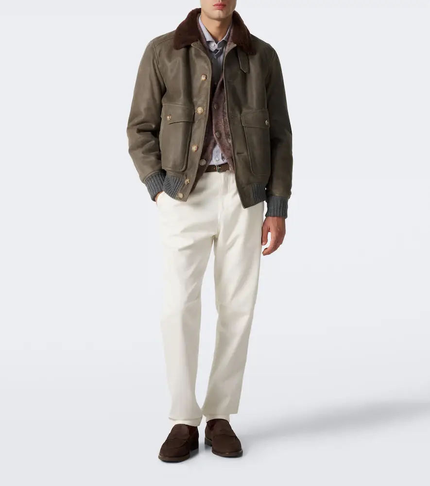Brunello Cucinelli Cotton and wool chinos | Thumbnail 5 Brunello Cucinelli Cotton and wool chinos | Thumbnail 5