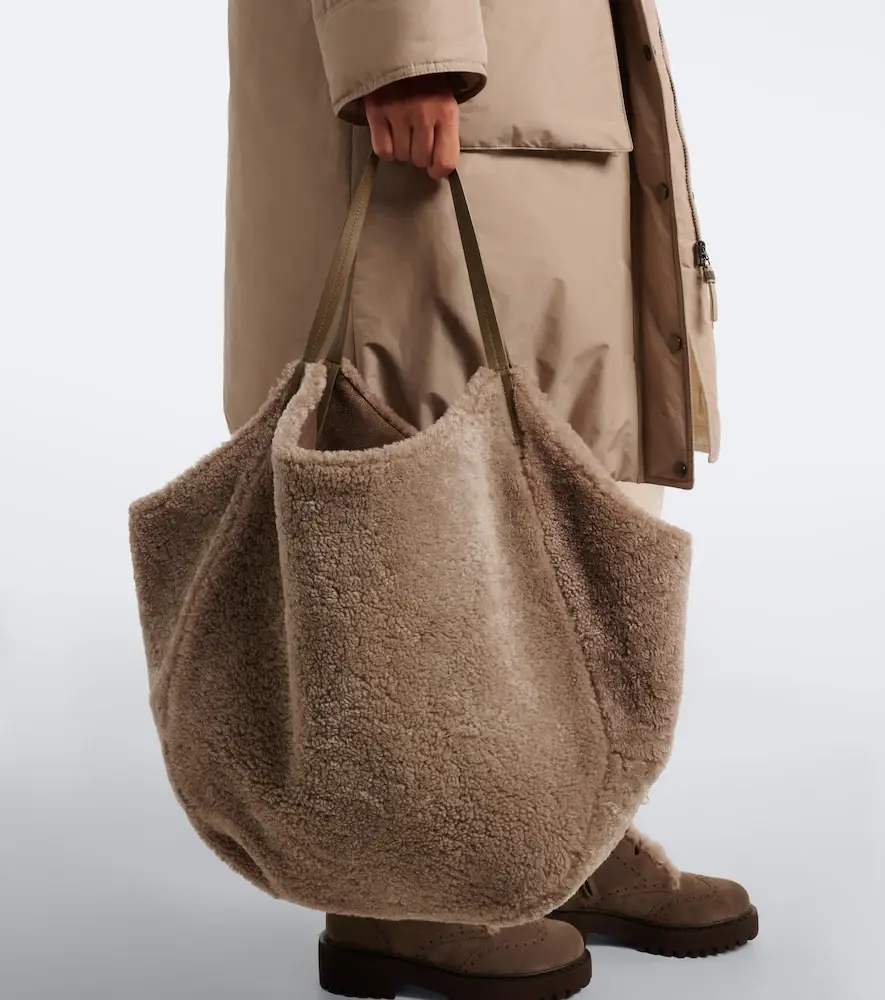 Brunello Cucinelli Duo Large reversible leather tote bag | Thumbnail 3