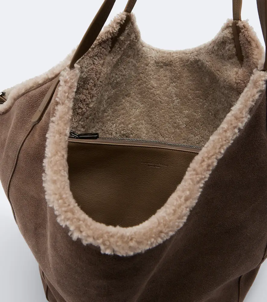 Brunello Cucinelli Duo Large reversible leather tote bag | Thumbnail 5