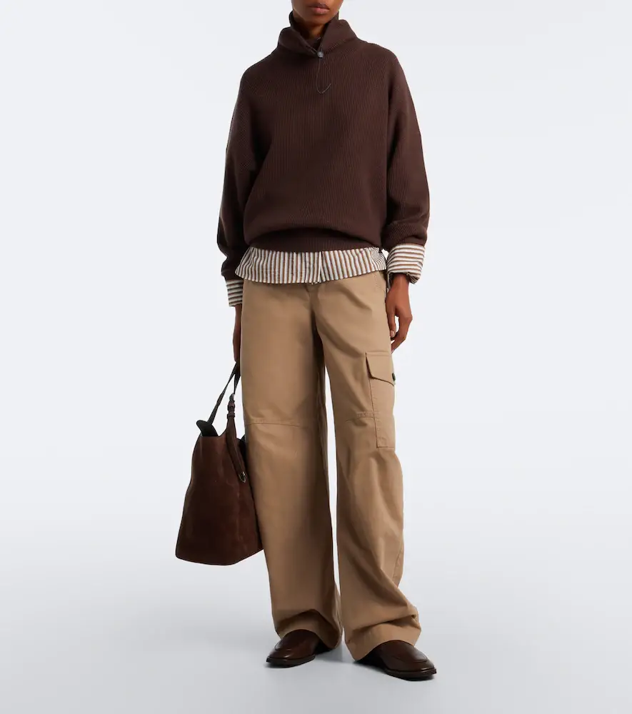 Brunello Cucinelli Wool, cashmere, and silk sweater | Thumbnail 4 Brunello Cucinelli Wool, cashmere, and silk sweater | Thumbnail 4