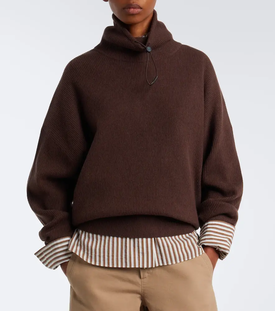 Brunello Cucinelli Wool, cashmere, and silk sweater | Thumbnail 5 Brunello Cucinelli Wool, cashmere, and silk sweater | Thumbnail 5
