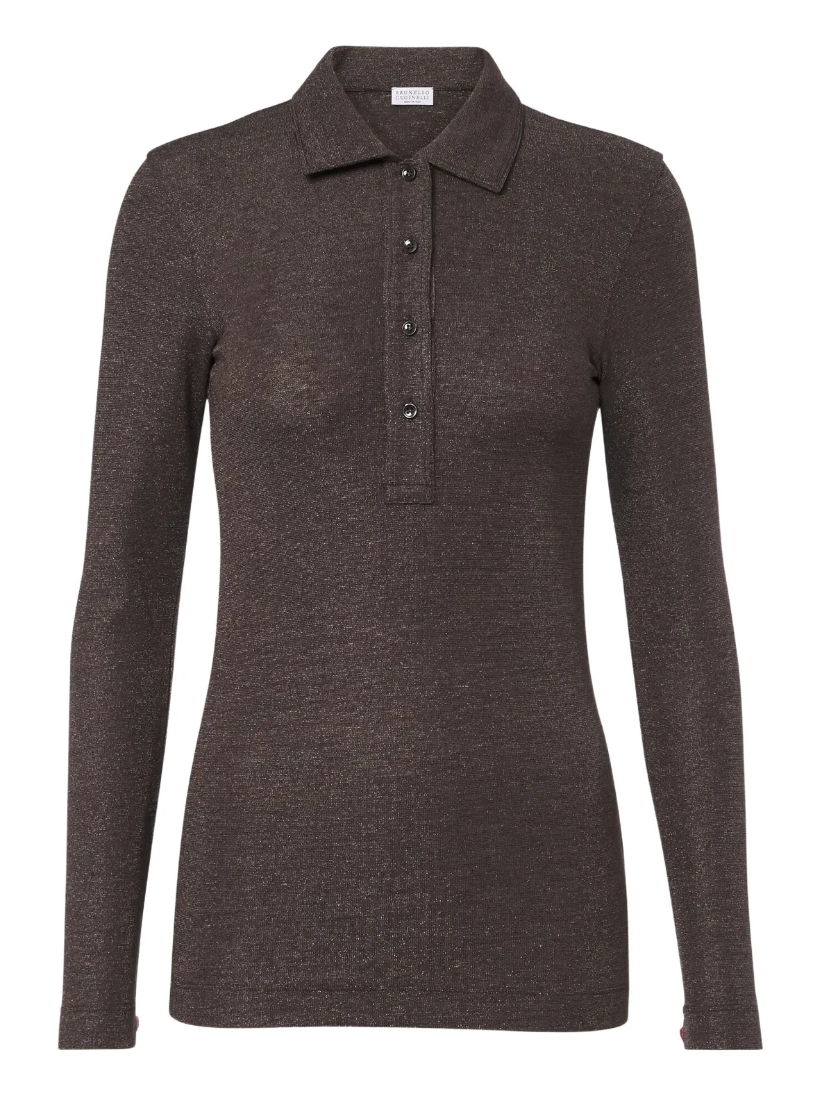 Wool-blend polo sweater Wool-blend polo sweater