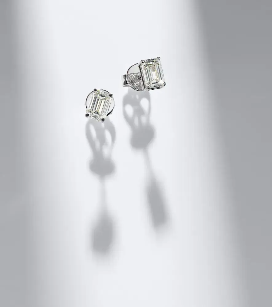 SHAY JEWELRY 18kt white gold earrings with diamonds | Thumbnail 3 SHAY JEWELRY 18kt white gold earrings with diamonds | Thumbnail 3