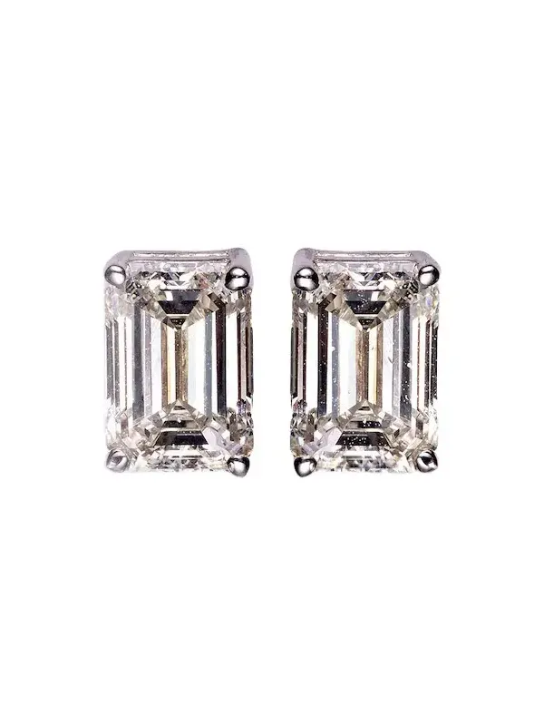 SHAY JEWELRY 18kt white gold earrings with diamonds