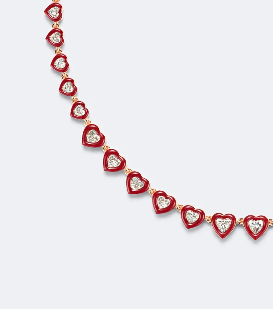 Kamyen Candy Crush 18kt rose gold and enamel necklace with diamonds | Thumbnail 2 Kamyen Candy Crush 18kt rose gold and enamel necklace with diamonds | Thumbnail 2