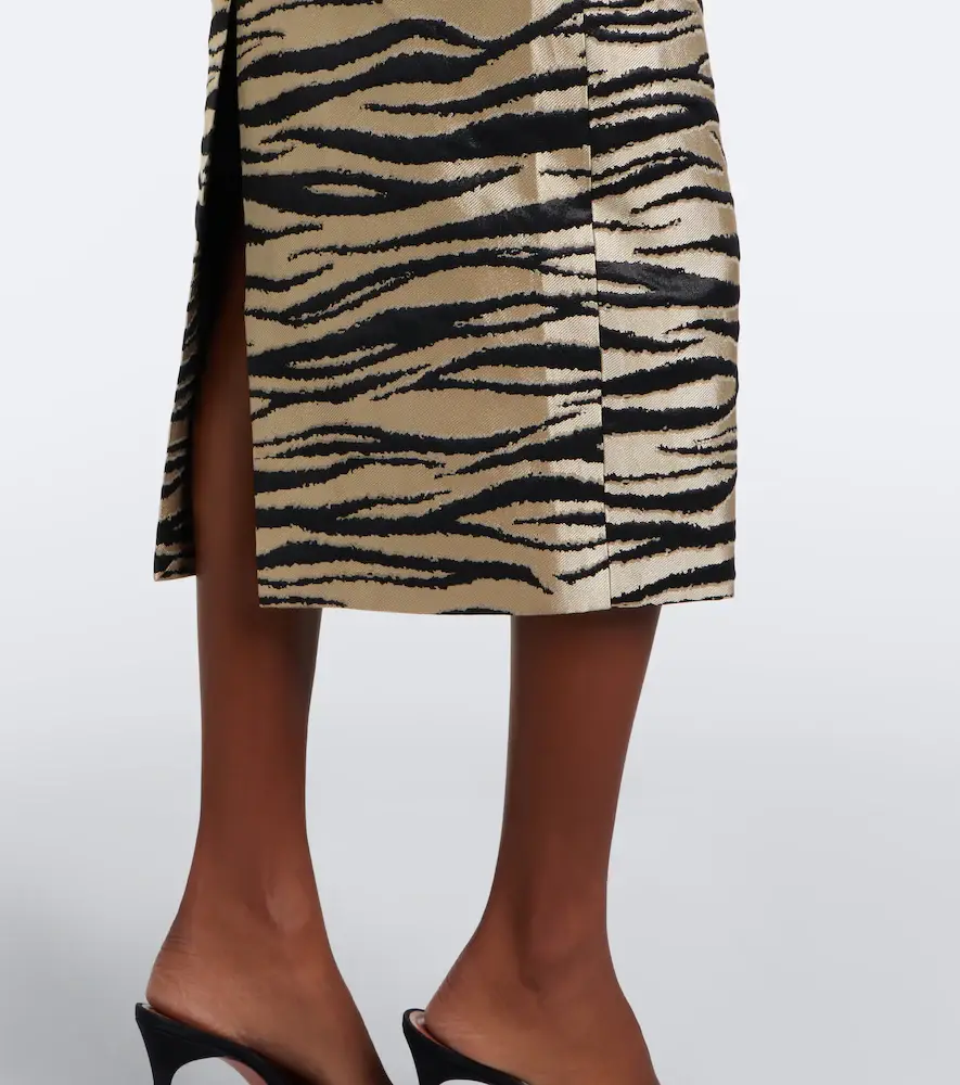 Markarian Amina off-shoulder jacquard midi dress | Thumbnail 3 Markarian Amina off-shoulder jacquard midi dress | Thumbnail 3