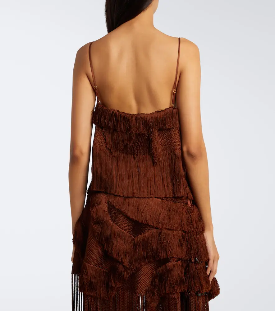 Xu Zhi Braided fringed top | Thumbnail 2