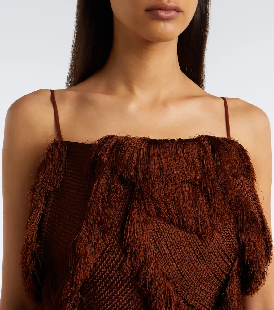 Xu Zhi Braided fringed top | Thumbnail 6