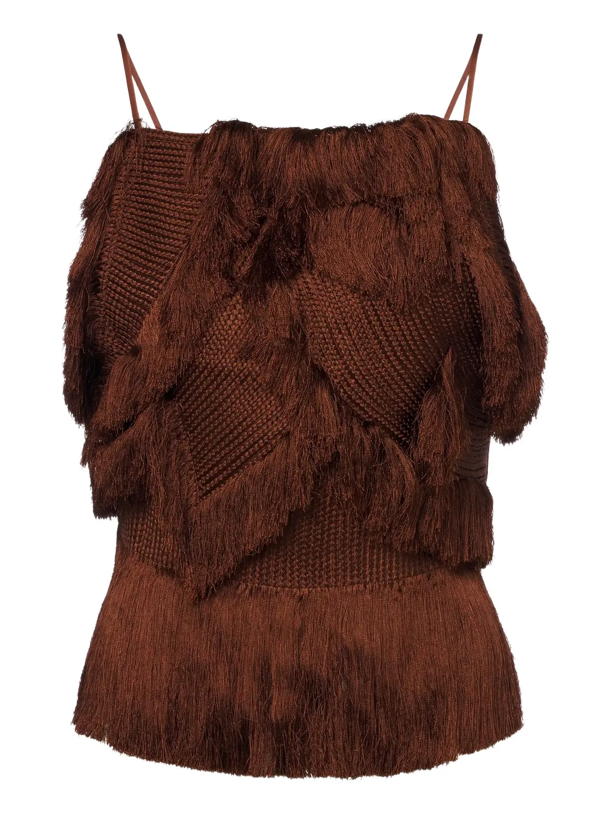 Braided fringed top Braided fringed top