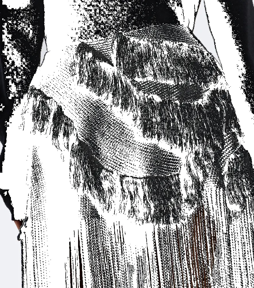Xu Zhi Braided embellished fringed miniskirt | Thumbnail 6