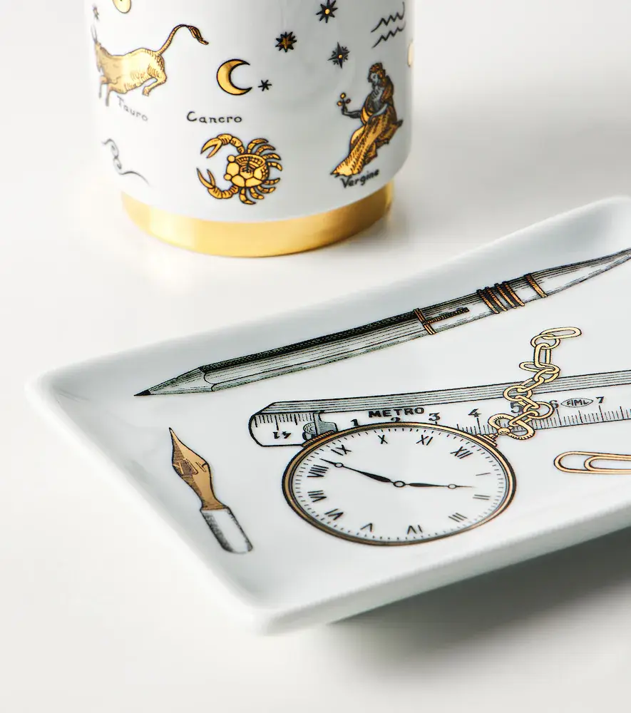 FORNASETTI Pennini printed porcelain decorative tray | Thumbnail 3 FORNASETTI Pennini printed porcelain decorative tray | Thumbnail 3