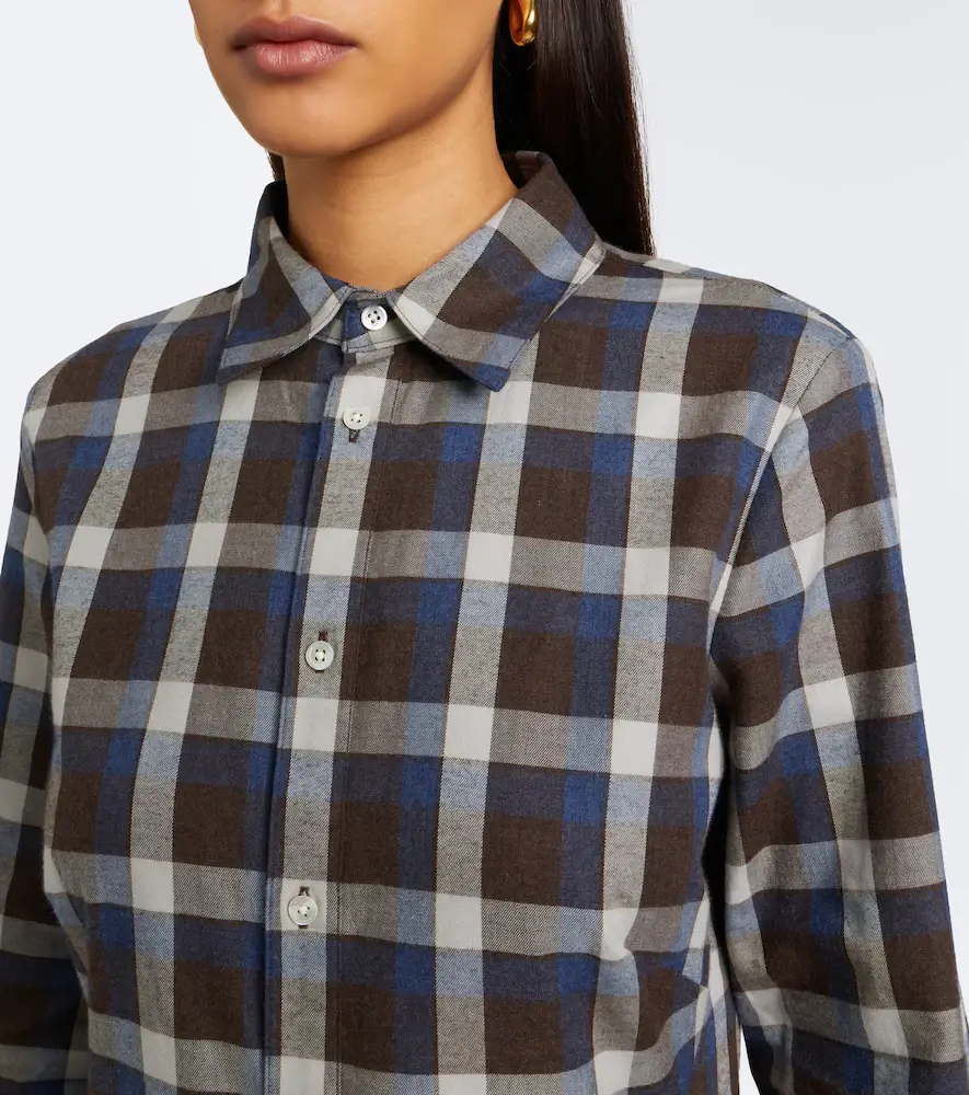 Polo Ralph Lauren Plaid cotton twill shirt dress | Thumbnail 7 Polo Ralph Lauren Plaid cotton twill shirt dress | Thumbnail 7