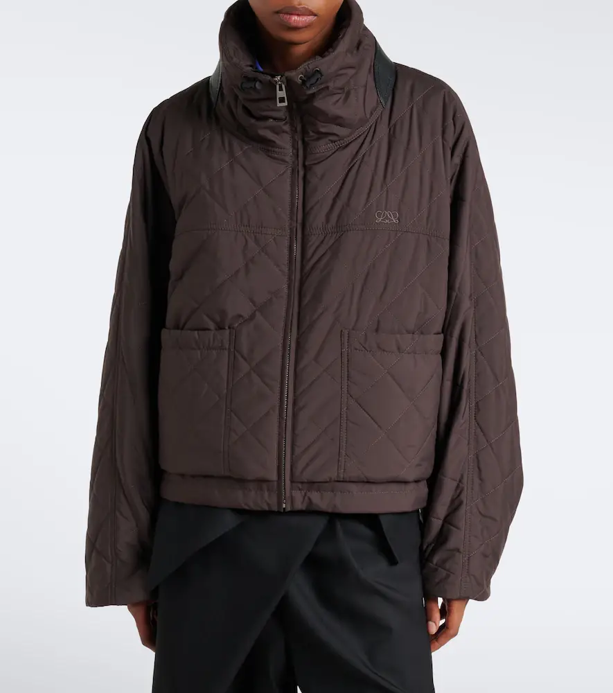 Loewe Double L quilted cropped jacket | Thumbnail 2