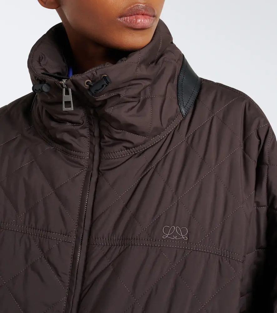 Loewe Double L quilted cropped jacket | Thumbnail 5