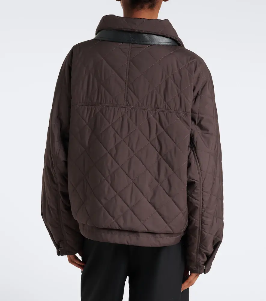Loewe Double L quilted cropped jacket | Thumbnail 6