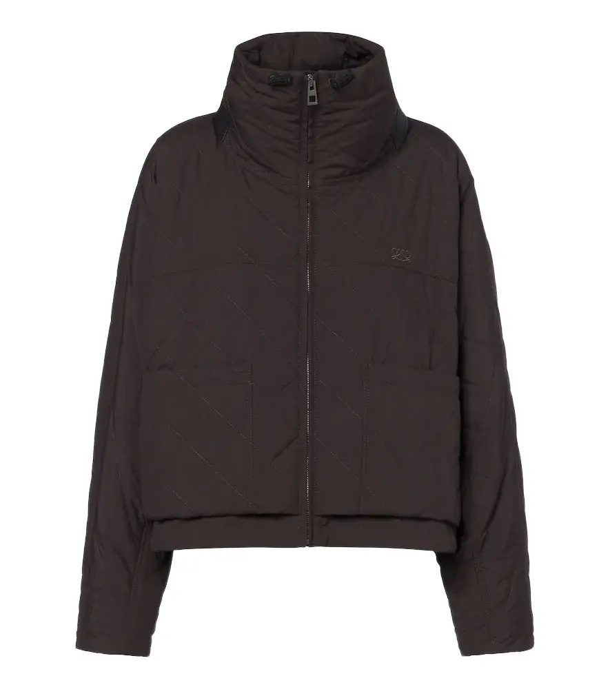 Double L quilted cropped jacket Double L quilted cropped jacket