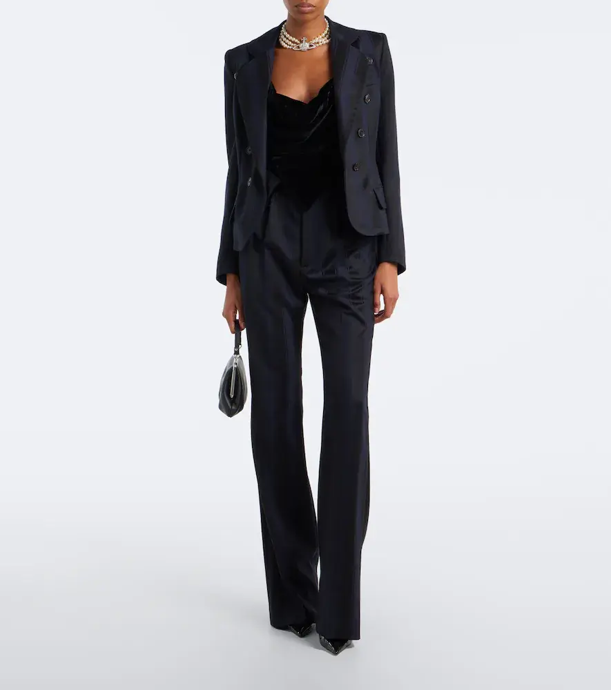 Vivienne Westwood Sunday draped velvet bustier top | Thumbnail 4 Vivienne Westwood Sunday draped velvet bustier top | Thumbnail 4