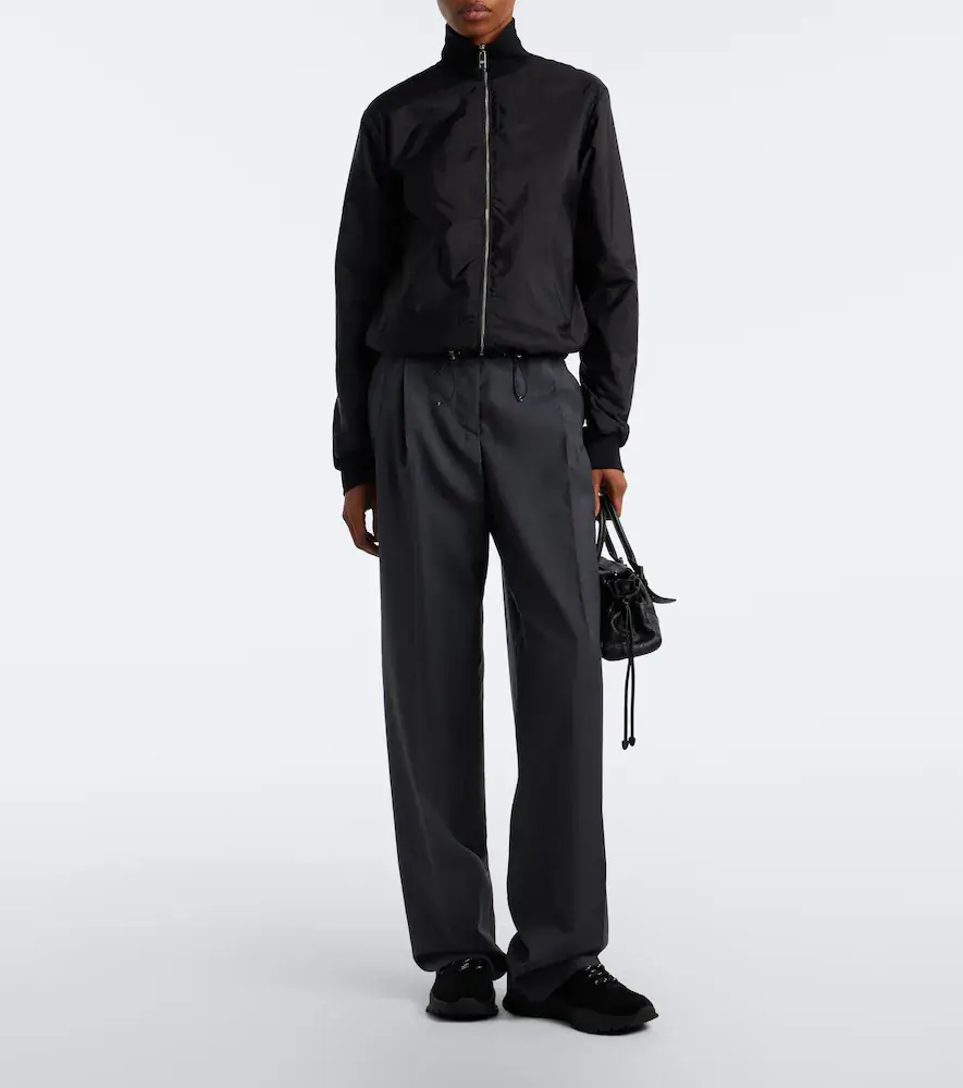 Prada Suede-trimmed sneakers | Thumbnail 5 Prada Suede-trimmed sneakers | Thumbnail 5