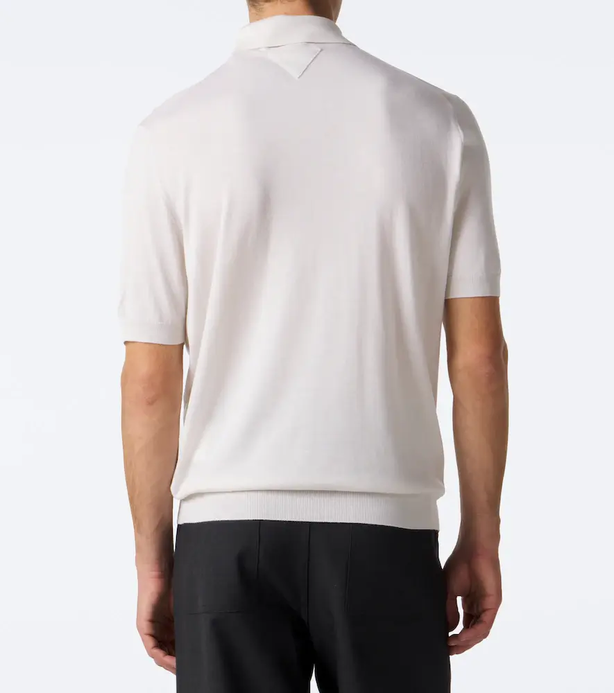 Prada Cashmere and silk polo shirt | Thumbnail 2 Prada Cashmere and silk polo shirt | Thumbnail 2