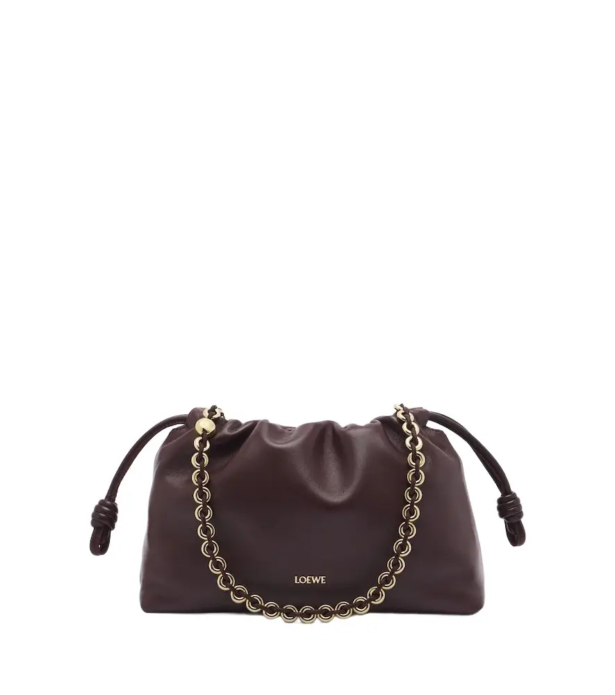 Flamenco Medium leather clutch
