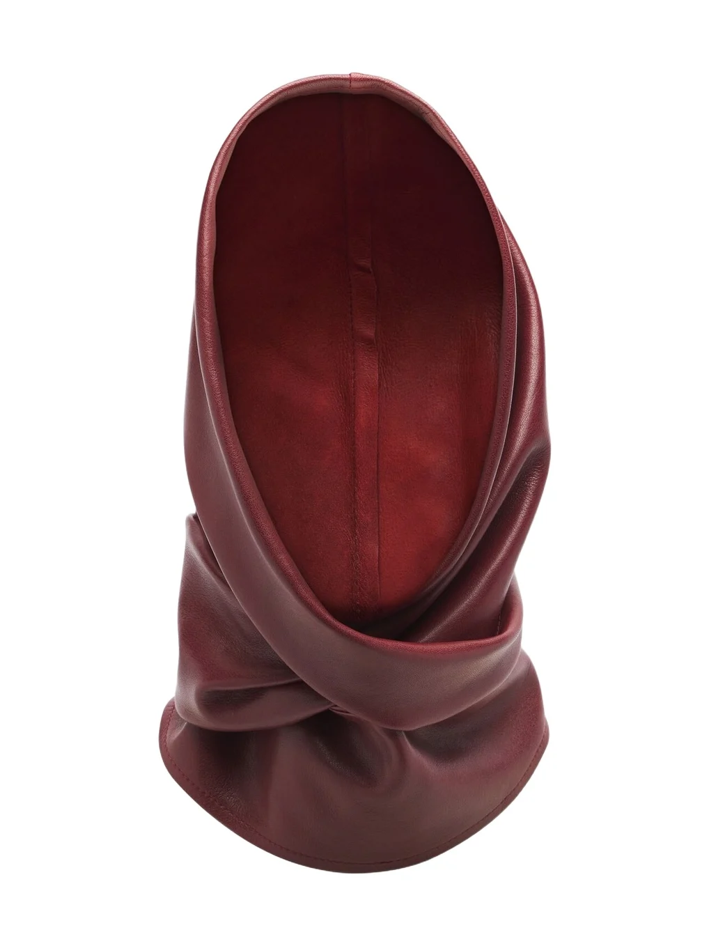 Leather hood Leather hood