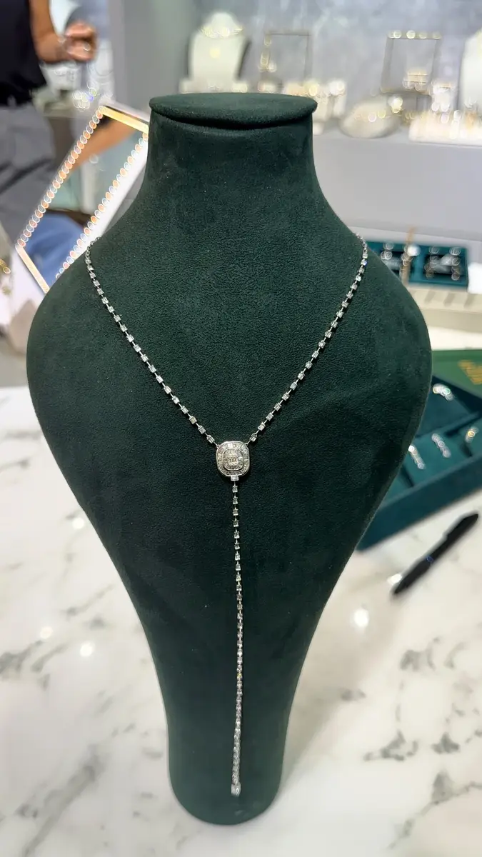 Wish Fine Jewelry 1.50ct Diamond 14K Gold Two In One Lariat Necklace | Thumbnail 2 Wish Fine Jewelry 1.50ct Diamond 14K Gold Two In One Lariat Necklace | Thumbnail 2