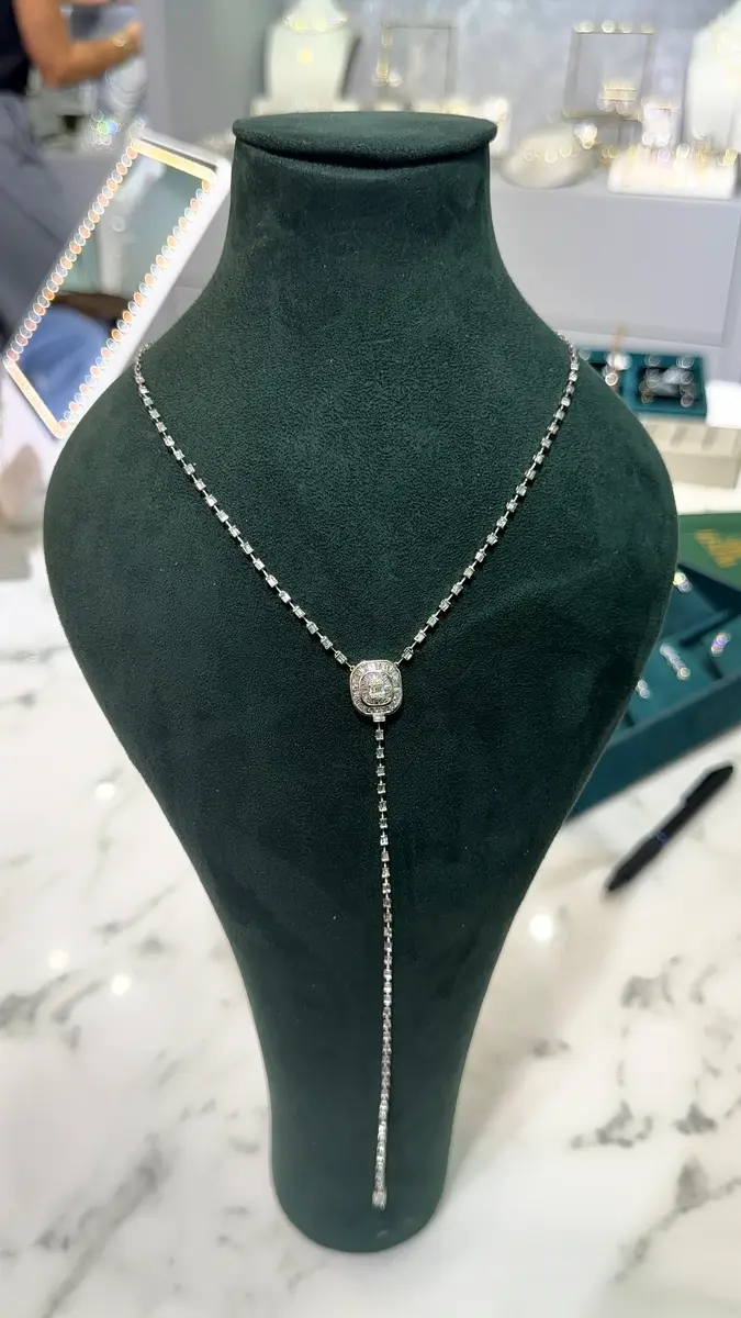 Wish Fine Jewelry 1.50ct Diamond 14K Gold Two In One Lariat Necklace | Thumbnail 3 Wish Fine Jewelry 1.50ct Diamond 14K Gold Two In One Lariat Necklace | Thumbnail 3