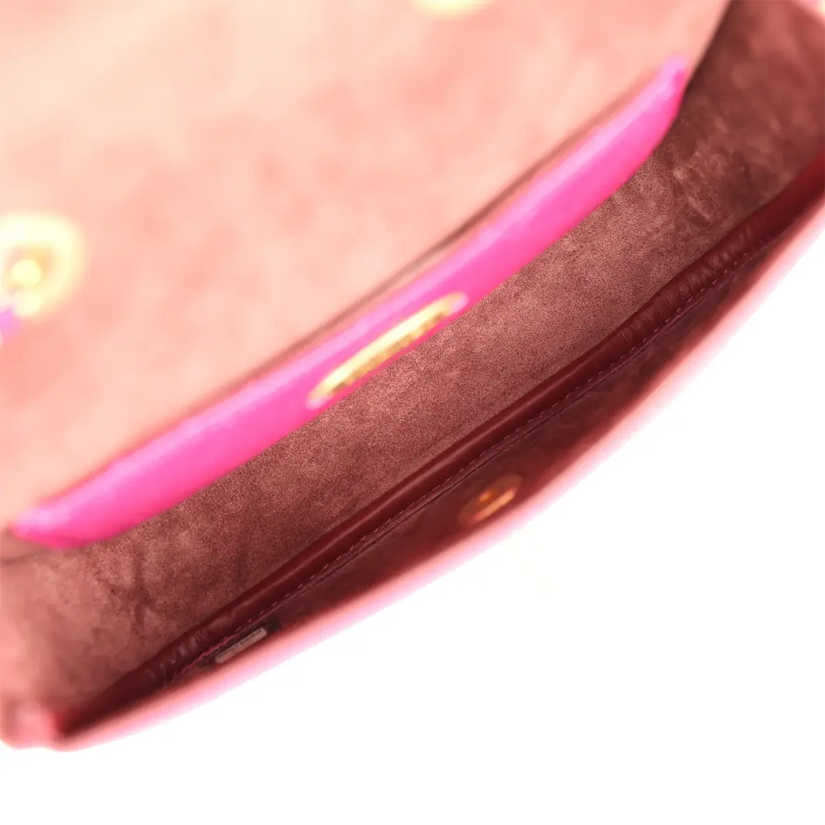 Chanel Chanel Mini Flap Bag with Round Coin Pouch Fuchsia Calfskin Antique Gold Hardware | Thumbnail 15 Chanel Chanel Mini Flap Bag with Round Coin Pouch Fuchsia Calfskin Antique Gold Hardware | Thumbnail 15